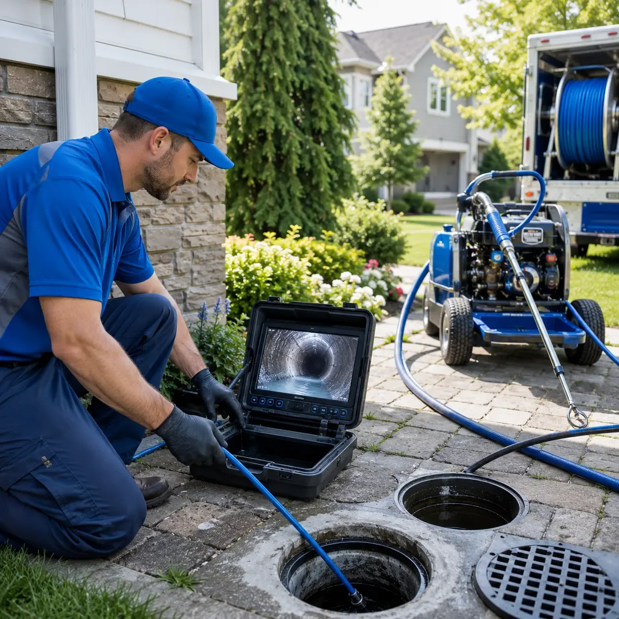 Outdoor drain cleaning professionals serving Saint Francis, MN
